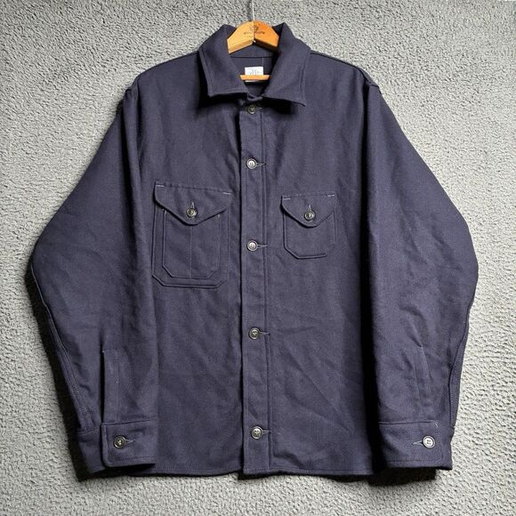POST O'ALLS CRUZER JACKET XL Wool Shacket  Shirt Work USA Made Work Military - Picture 9 of 13